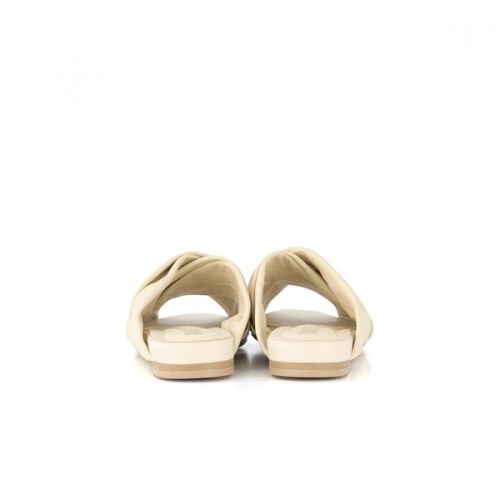 DakS Women S Open Toe Slip Mule Sandal Dld206 Ivory
