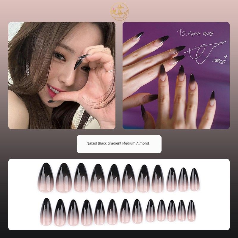 

Средней длины Длинная длина Гранатово-красный Сексуальный Наряд невесты Свадебная одежда Доспехи Naked Black Gradient Medium Almond 25mm