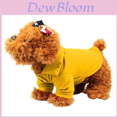 Fashion Adorable Pet Dog Polo Shirt Top For Summer Bright Colors For Dogs And Cats