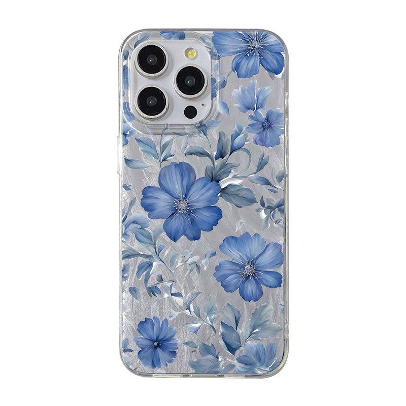 Premium Feather Flower for iPhone11/12/13/14/15/16promax Apple 17Pro Phone Case