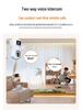Dual Lens WiFi PTZ Smart Bulb Surveillance Camera with Full Color E27