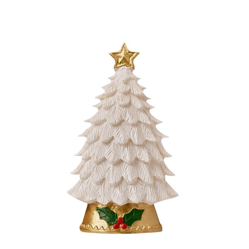 Christmas Tree Resin Craftsmanship Ornaments Will Shine, Home Furnishings, Indoor Festive Atmosphere, Room Desktop Decoration