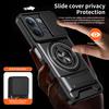 KEYSION Magnetic Phone Case for Redmi 15C 171mm 173mm Slide Camera Protection Upright Kickstand Shockproof Cover for POCO C85