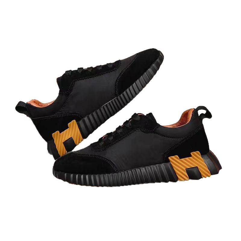 Pantofi pentru bărbați, lux ușor, cu aspect premium, H, pantofi sport casual, cu șireturi, respirabili, din plasă, pantofi de tip board