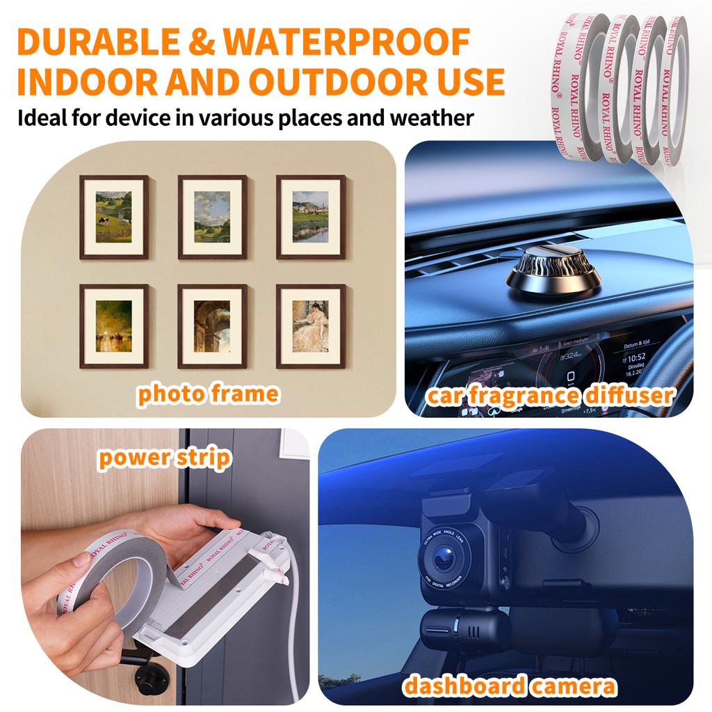 4.5m Double Sided Adhesive Tape High Viscosity Car Fixed Adhesive High Temperature Resistant Waterproof No Trace Adhesive