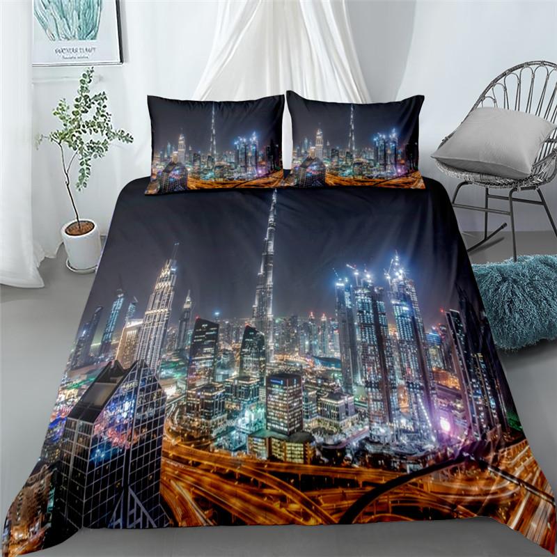 3d Sunset Landscape Scenery Bedding Set King Queen Double Full Twin Single Size Bed Linen Set