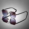 Unisex Retro Double Bridge Sunglasses: Night Vision, Alloy Frame, Trendy Street Style 2404.