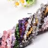 Cuentas de Piedra Triturada de Cristal Natural Multicolor - Ágata, Calcedonia, Fluorita, Granate