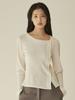 NOUVE Asymmetrical Button Top - Ivory