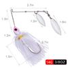 Spinnerbait Fishing Lures Bass Fishing Lure Spinner Baits Kit Hard Metal Buzzbait Spinnerbait Jigs For Bass Pike Trout Salmon 10g/14g