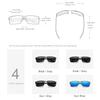 KINGSEVEN NEW Fashion Polarized Sunglasses Men Women Anti-glare Driving Square Eyewear Men's Sun Glasses Male Goggle UV400
