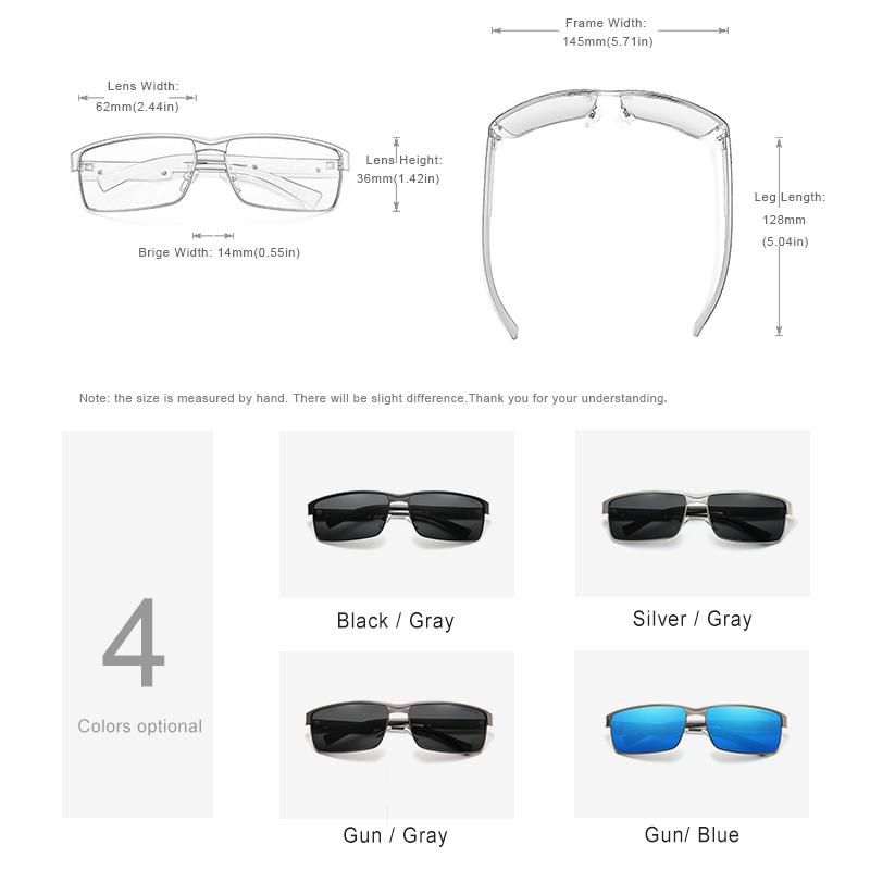 KINGSEVEN NEW Fashion Polarized Sunglasses Men Women Anti-glare Driving Square Eyewear Men's Sun Glasses Male Goggle UV400