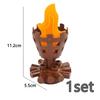 Store byggeklosser Slide Swing Seesaw Park Lekeplass Series Large Pillar Murstein Barn Barn Pedagogisk Leke Kompatibel Duploe
