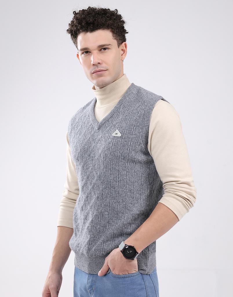 Monte Carlo Men's V Neck Sleeveless Sweater