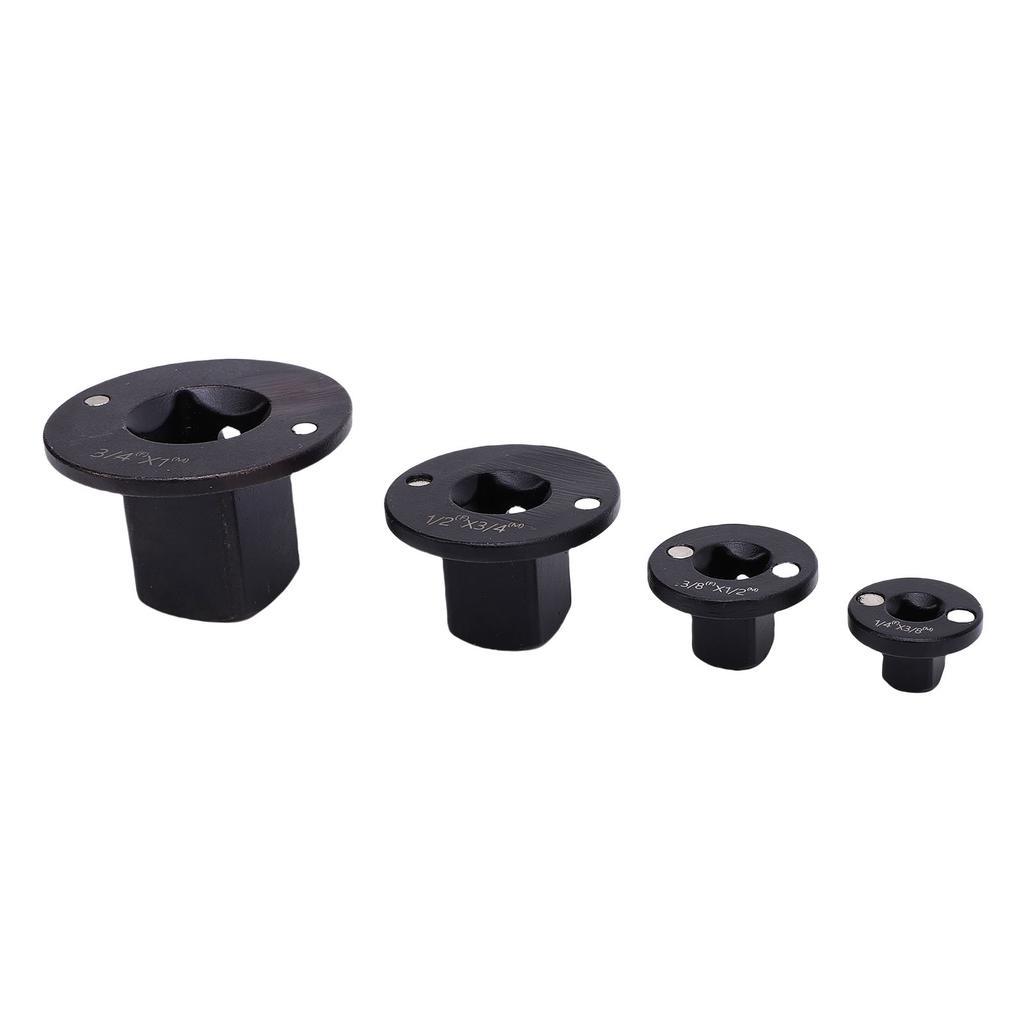 Low Impact Socket Adapter Set Carbon Steel Multifunctional Low Profile Impact Socket Adapter Set for Tight Spaces