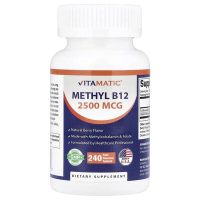 Methyl B12, Natural Berry, 240 Fast Dissolve Tablets