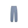 Li Ning Wade Collection Solid Color Patterned Print Fleece Lined Thermal Sweatpants Men's Flint Stones Blue AKLSG39-1