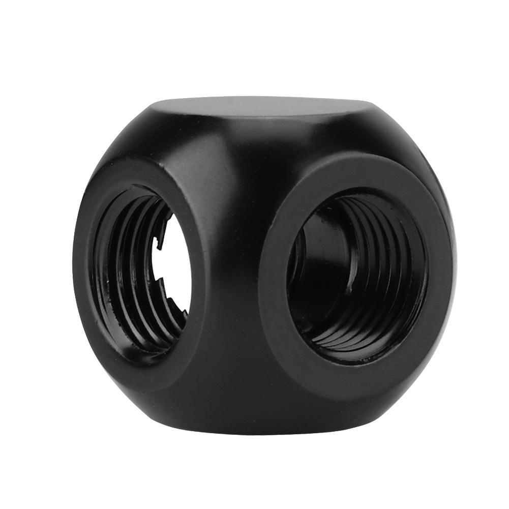 

Spherical G1 4 Inner Thread Brass 3 Way PC Water Cooling Tube Connector Fitting Adapter