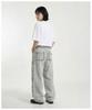 DOUBLE JD Line Washed Denim Pants