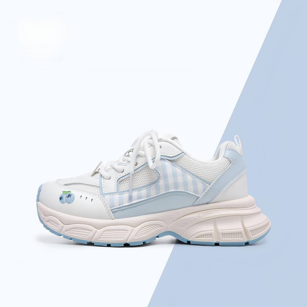 Retro Color Matching Platform Dad Shoes Women's 2025 New Small Height-increasing Mesh Breathable Casual Sports Shoes