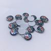 BQVLT1 2pcs11mm 14mm 15mm ForAlfa Romeo 159 147 156 Giulietta GT Aluminium Car Key Emblem StickersMito Brera Giulia F1 Stelvio Volante