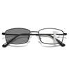 Multifocal Photochromic Anti-Blue Light Presbyopia Glasses Minimalist Business-Style High-Definition Reading Eyewear Unisex