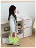 Strawberry Bear & Three-Eyed Alien Double-Sided Plush Handbag for Kids
