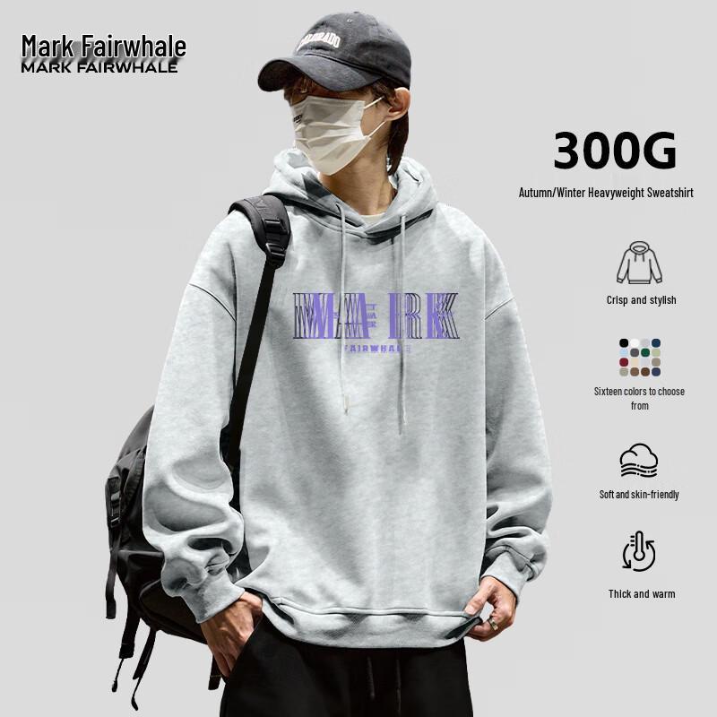 

Mark Fairwhale Men s Loose Fit Graphic Hoodie 2XL
