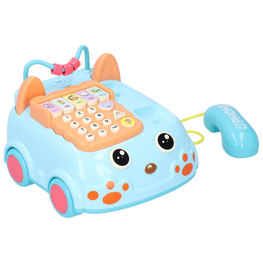 Children Telephone Toy Educational Simulation Telephone Toy with Light Music Effect