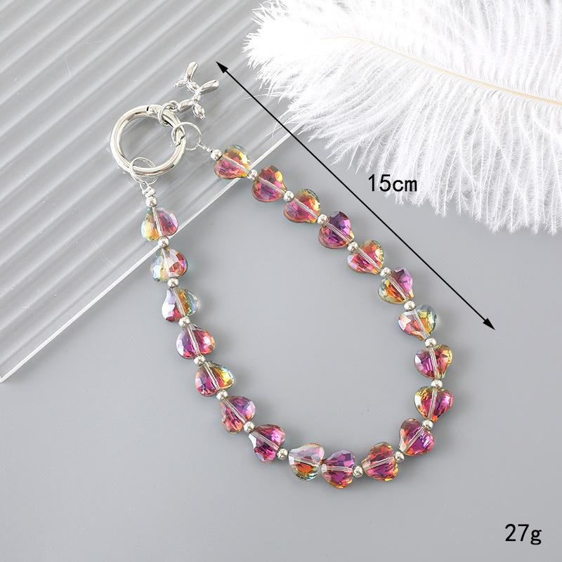 Κρεμαστό Κινητού με Κρύσταλλα και Χάντρες: Κορδόνι για Τσάντα Πολυτελείας & Μπρελόκ Αντι-Πτώσης.