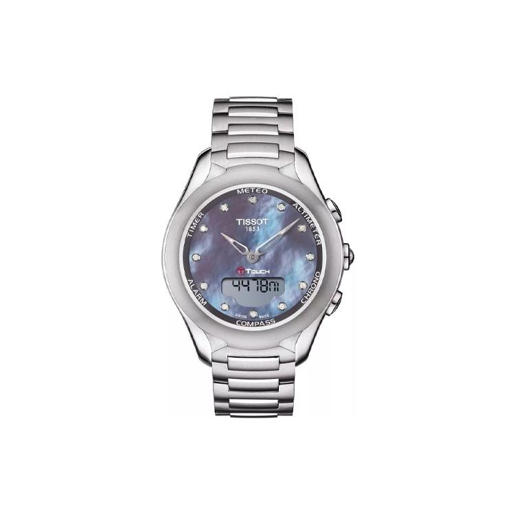 TISSOT Women s Watch T075.220.11.106.01 Black Mother of Pearl