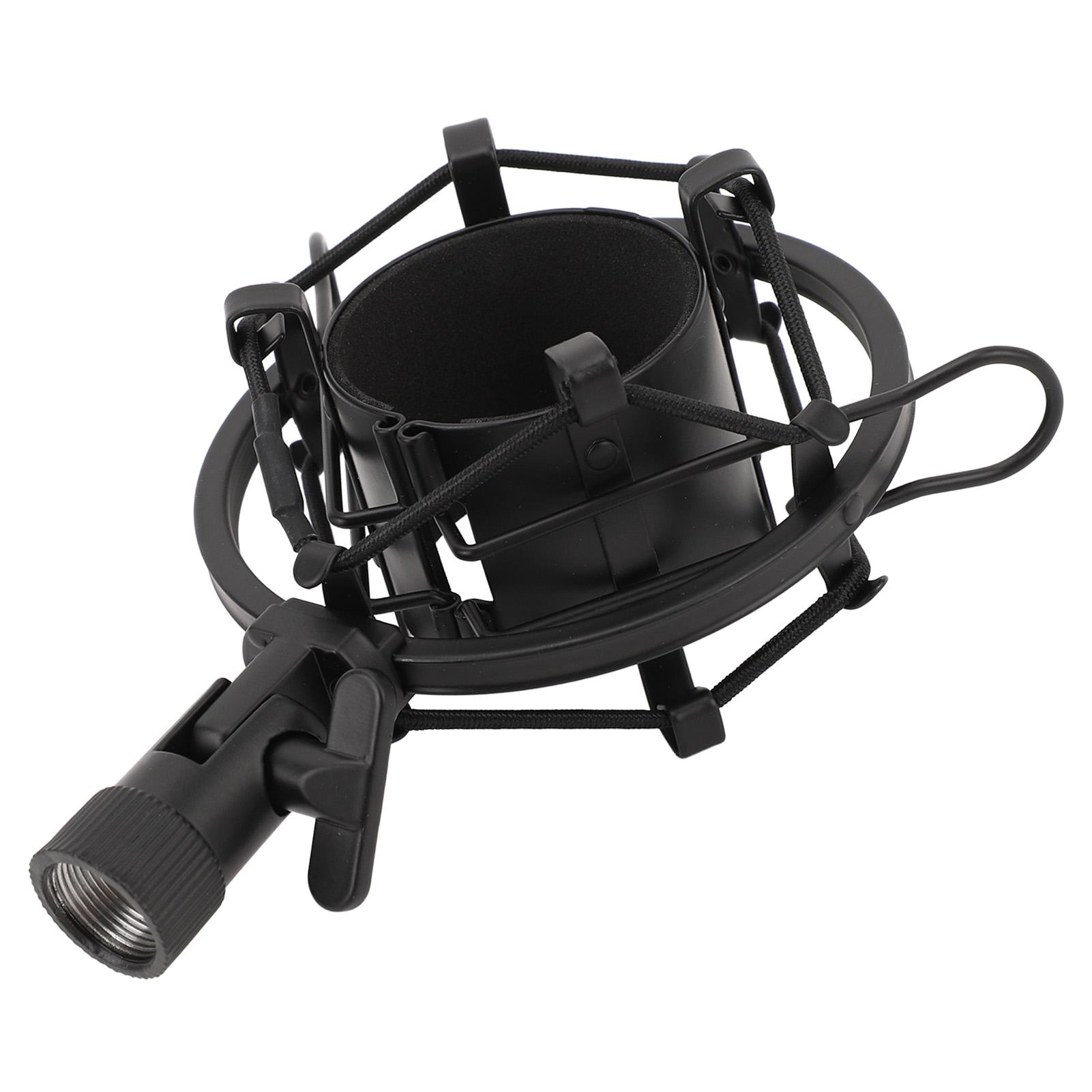 

Microphone Shock Mount ABS Anti Vibration Mic Holder with 5Celsius8 to 3Celsius8 Conversion Nut for Diameter 45‑50mm Round Microphone