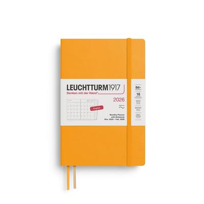 Leuchtturm 2026 B6 Monthly Soft Rising Sun Planner 372792 November Officially Imported (Starts 2025)