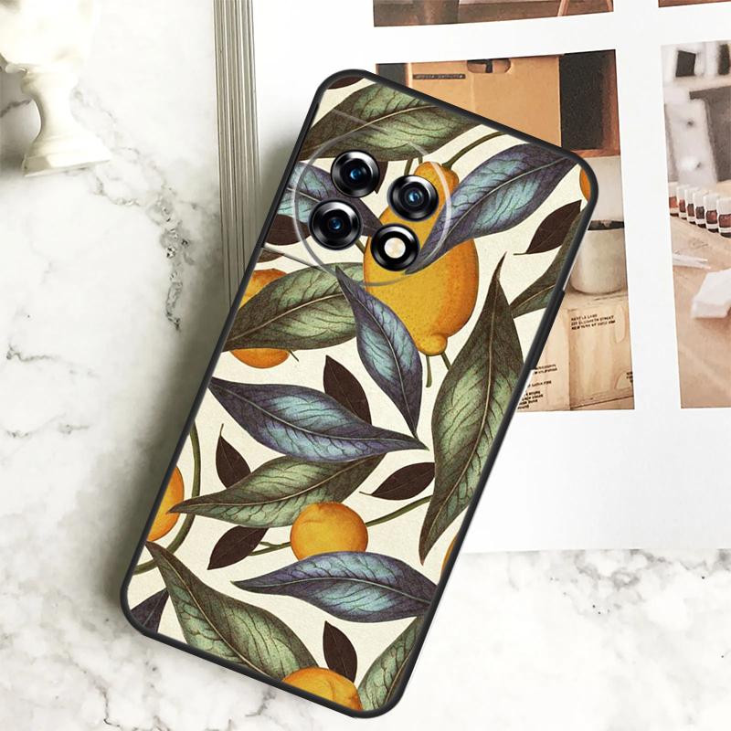Etui Summer Fruit Lemon do OnePlus 11 12 12R 9 10 Pro 10R 9R 8T 10T Nord CE 2 3 Lite 2T N10 N20 N30 CE4