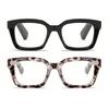 2pcs  Trend: Oversized Blue Light Blocking Glasses – Transparent Unisex Reading Glasses (+1.0 To +3.0 Diopter)