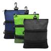 Golf Ball Bag with Waist Clip 3 Pockets Waterproof Nylon Golf Ball Tee Tools Accessories Organizer Pouch Holder Men Women Golf Enthusiasts Gift