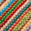 10ks/sáček Skleněné korálky Kulaté kuličky Ručně vyráběné světelné lampy Volné korálky pro náušnice Náramek Náhrdelník Vlastní výroba šperků