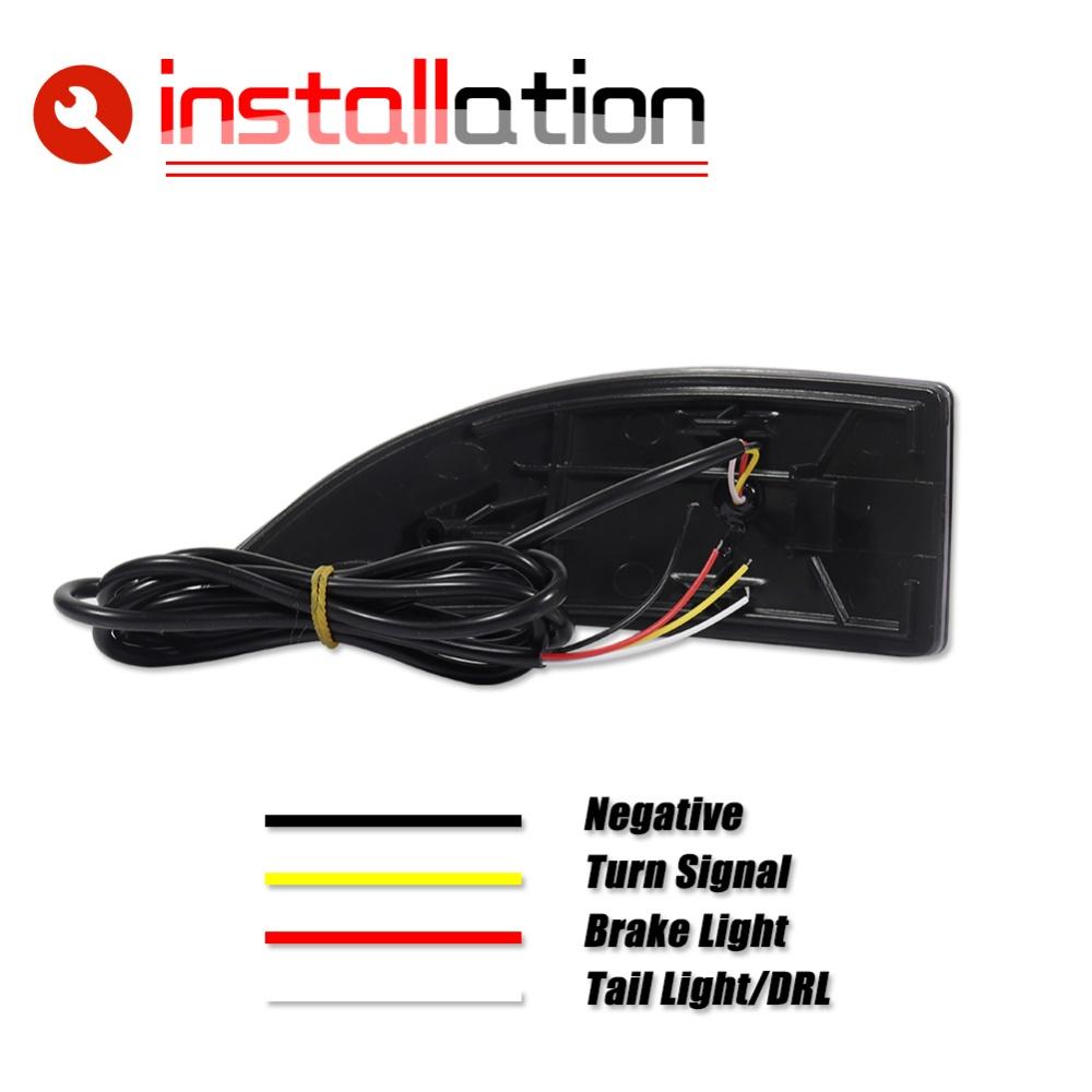 Red LED Rear Bumper Reflector Lights For Lexus IS250 IS350 Sedan 2006-2013 Tail/Brake Light Rear Fog Light Dynamic Turn Signal