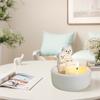 Ceramic Candle Holder Candlestick Holder Cute Tea Light Candle Holder Multifunctional Animal Shaped Gifts for Family Friends