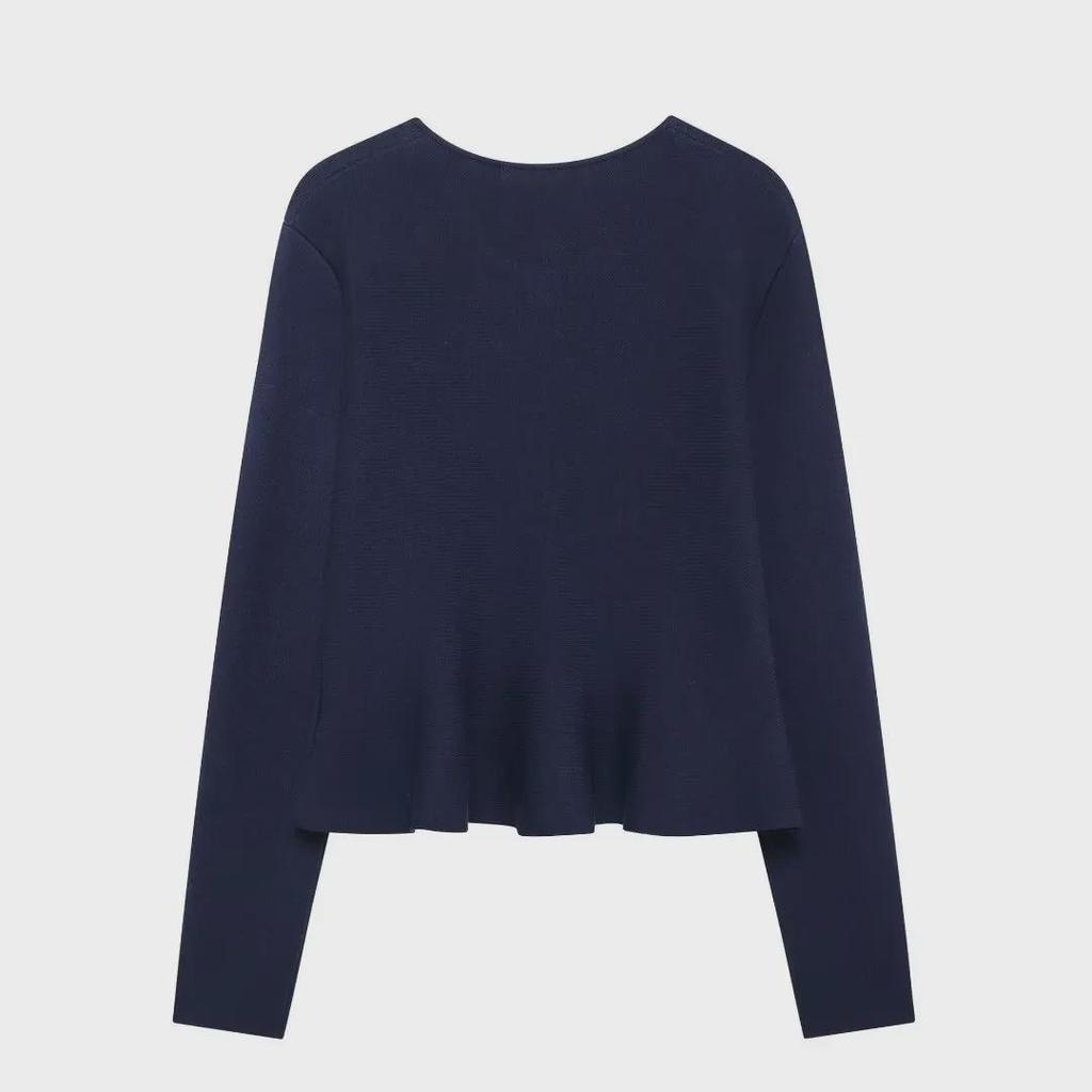 European and American Style Women's Knit Cardigan and Skirt Set