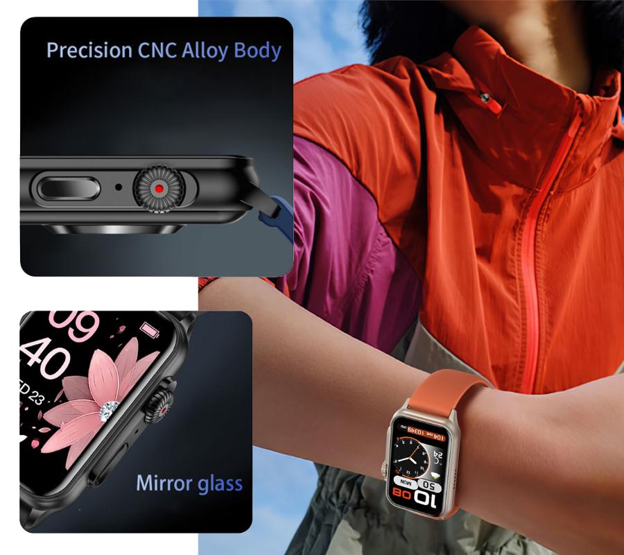 Smartwatch Rubicon Rncf06 Czarny Silikon