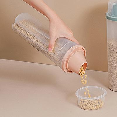 Kitchen Noodle Storage Box Plastic Bottle Transparent Sealed Jar Grain Storage Box Household Storage Jar Storage Jar Case small