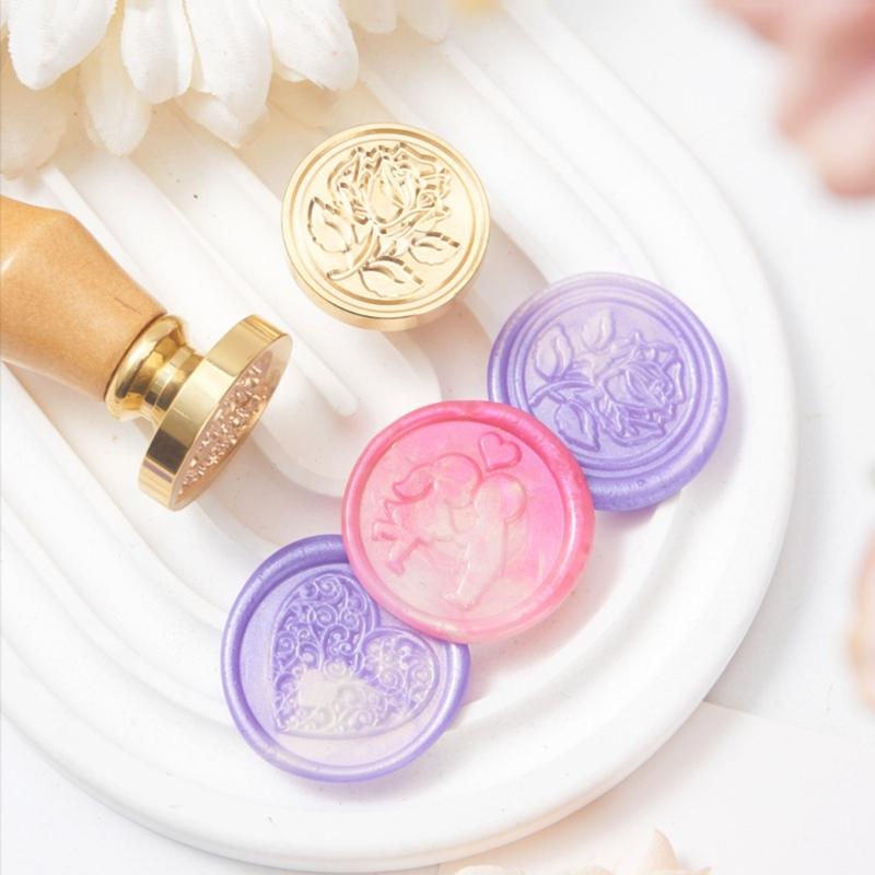 Retro Wax Seal Stamp Bees Heart Love Sealing Waxed Stamp for Invitation Envelopes Cards Photo Letter Decoration