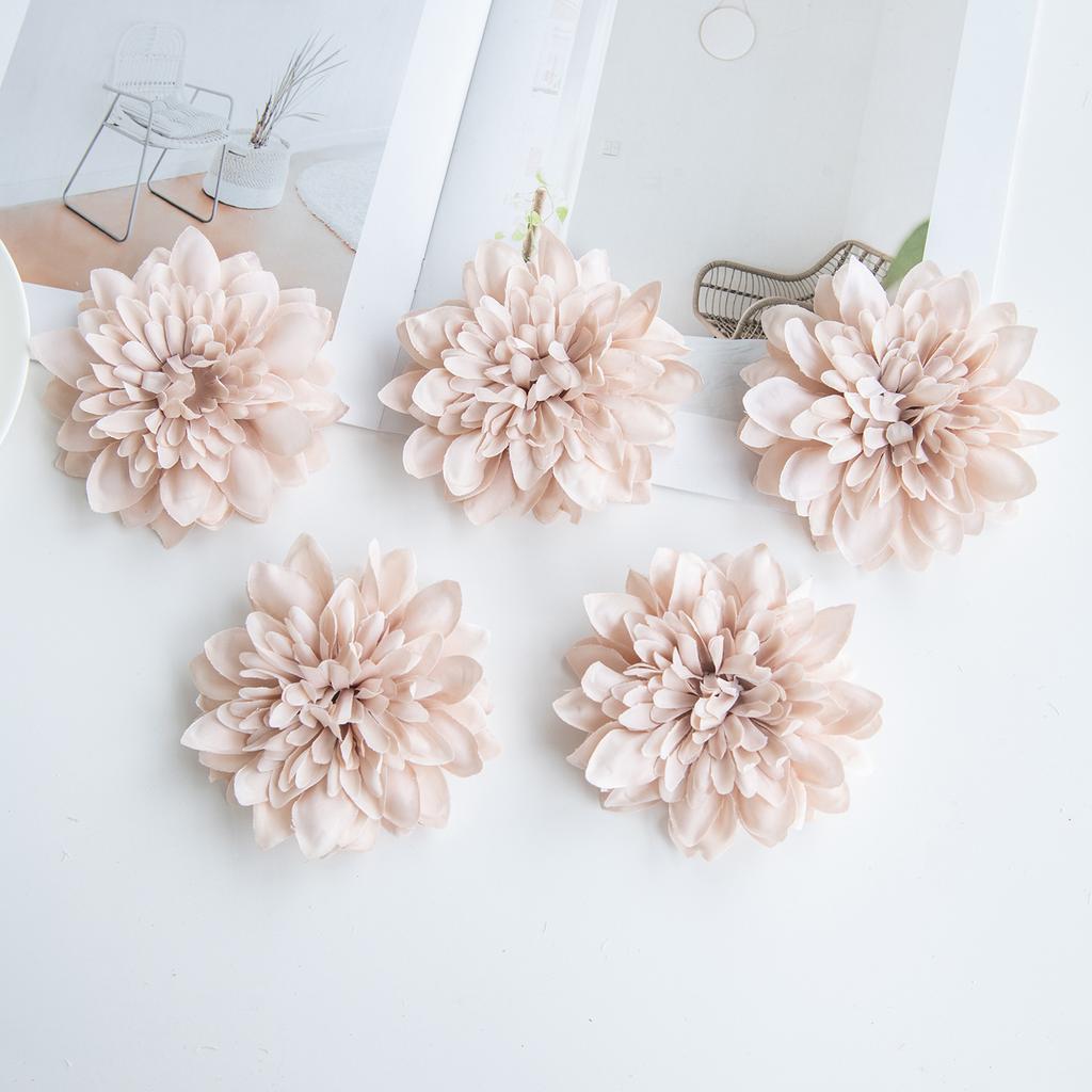 5/10PCS Artificial Flowers Heads Home Room Table Decor Wedding Garden Rose Arch Diy Gifts Candy Box Bridal Accessories Clearance