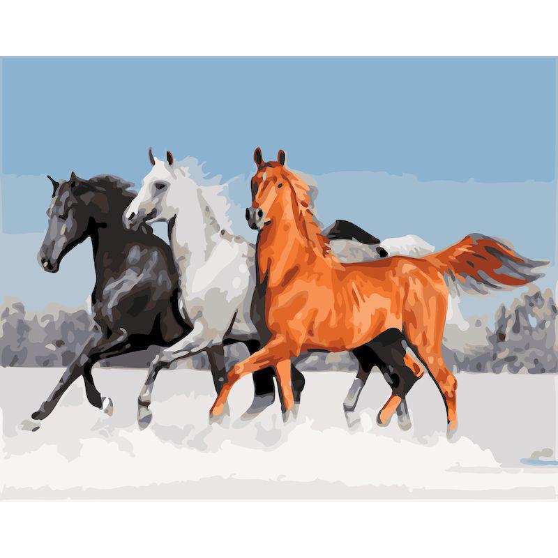 Frameless Digital Oil Painting for Entrance Hall - 40x50 Pigment Kit.