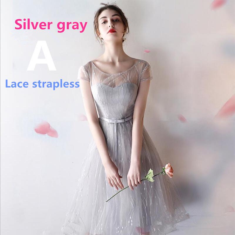 Mujeres Slim Formal Prom Cocktail Party Noche Dama de honor Elegante encaje  Vestido de novia comprar a buen precio — entrega gratuita, reseñas reales  con fotos — Joom