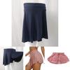 Stylish Women Pleated Athletic Tennis Sports Skirts With Built-in Shorts For Comfort
