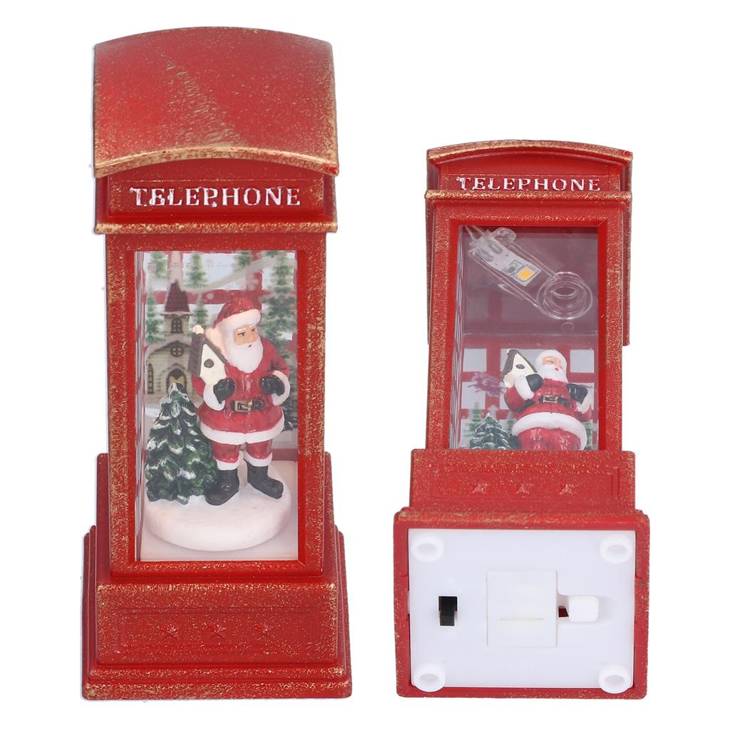 Christmas Decorative Lantern Christmas Table Night Light Lighted Snow Globe LanternOld Man
