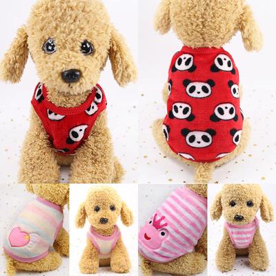 Warm Winter Pet Clothes For Small Dogs Cats Comfortable Exquesite Gifts Party Unique Velvet Cartoon Cat Dog Coat Jacket