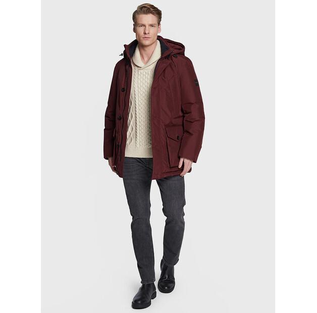 Winter Jacket Boss Osiass 50477966 Burgundy Color, Standard Fit